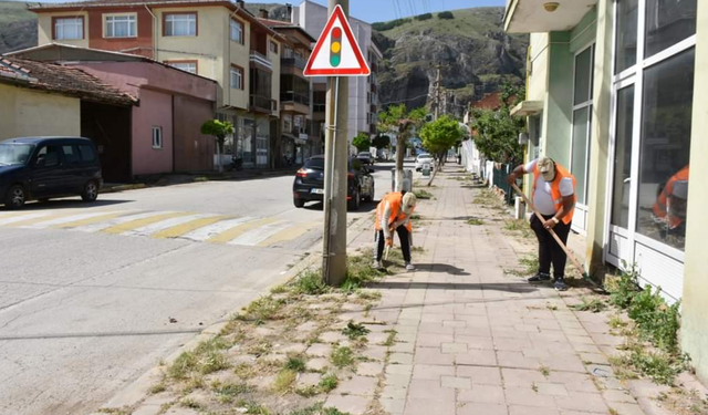 İnönü Belediyesi temizlik çalışmalarına hız kesmeden devam ediyor