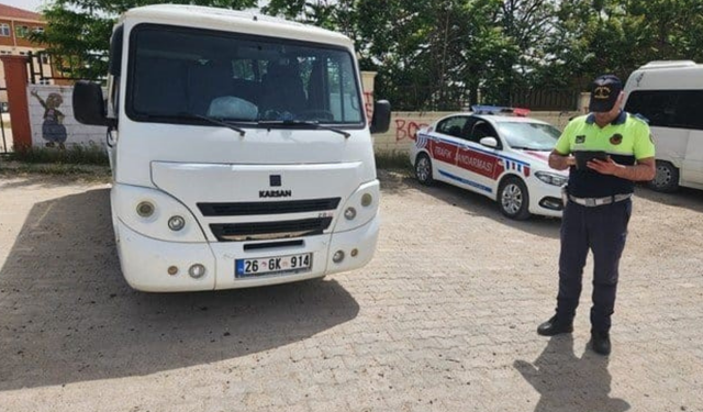 Eskişehir’de okul servislerine sıkı denetim sürüyor