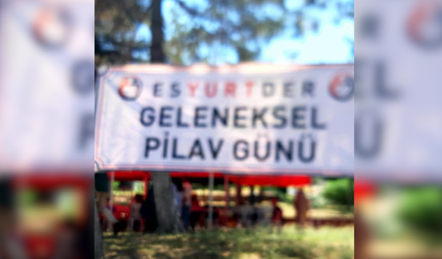 ESYURTDER Derneği geleneksel pilav günü düzenledi