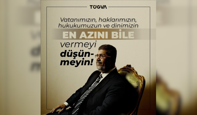 TÜGVA Eskişehir Muhammed Mursi'yi andı