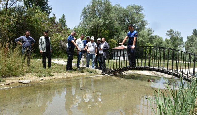 İnönü Yukarı Ilıca Havuzları bayramda gelecek misafirlere hazırlanıyor