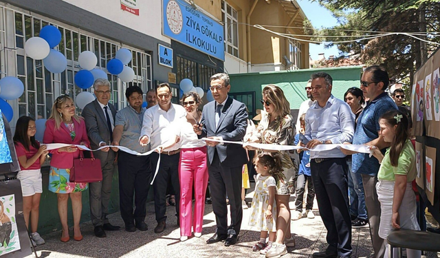 Eskişehir Ziya Gökalp İlkokulu’nda el emeği eserler sergilendi