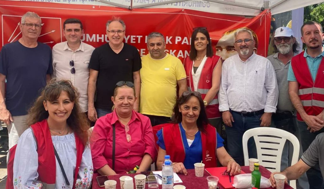 CHP Tepebaşı İlçe Başkanlığı stant açtı