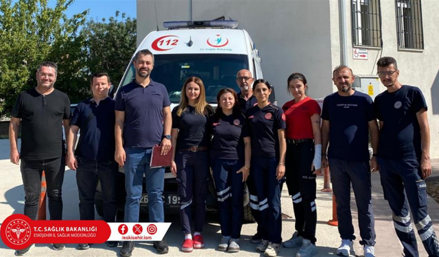 Eskişehir Acil Sağlık Hizmetleri Başkan Yardımcısı Duman'dan değerlendirme ziyareti