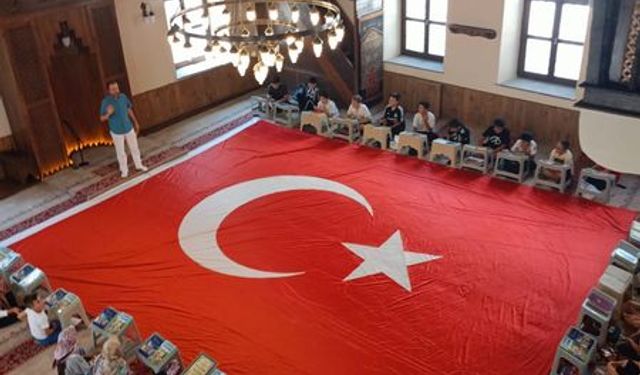 Hacı Ali Bey Camii Yaz Kur’an Kursu'nda program düzenlendi