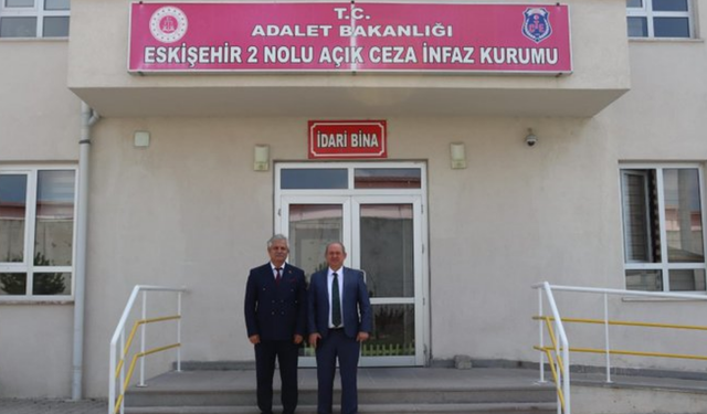 AFAD Eskişehir İl Müdürü'nden Eskişehir 2 Nolu Açık Ceza İnfaz Kurumu Müdürü'ne ziyaret