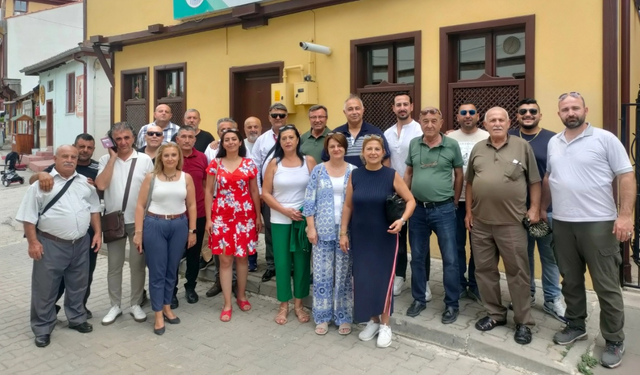 KKTC Gazimağusa Muhtarlar Derneği'nden Odunpazarı Kent Konseyi'ne ziyaret