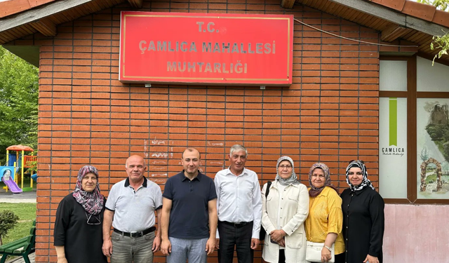 Emre Aydın'dan Muhtar Hancı'ya ziyaret