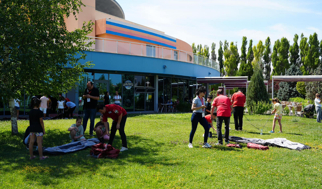 Eskişehir'de çocuklar doğada yaşam atölyesinde