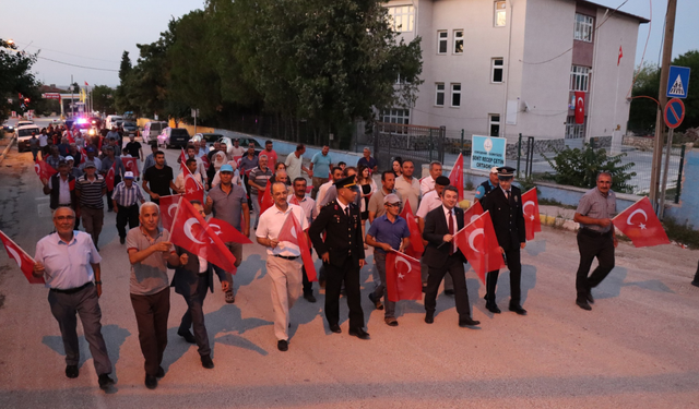 Günyüzü'nde 15 Temmuz programı düzenlendi