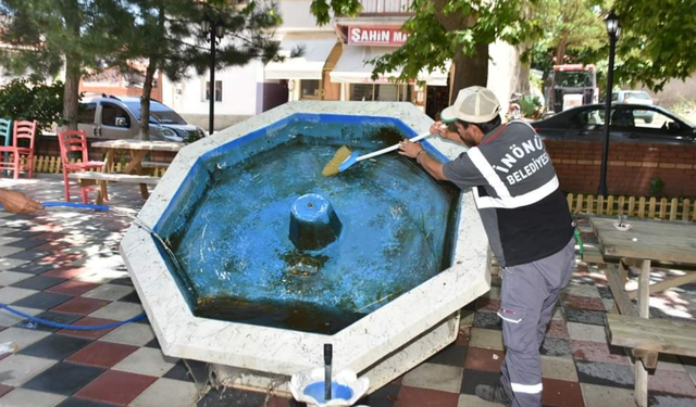 İnönü Belediyesi'nin ilçeyi güzelleştiren çalışmaları devam ediyor