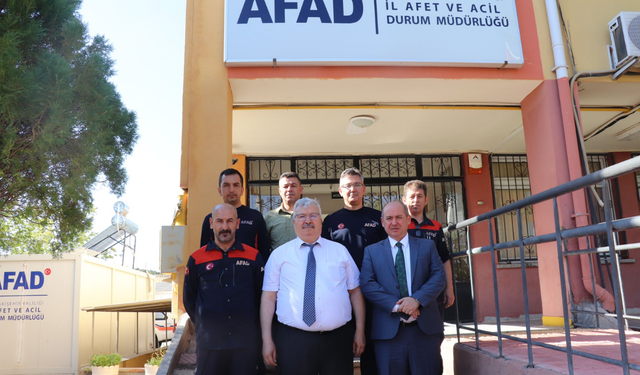 Kaymakam Usta'dan AFAD Eskişehir İl Müdürü Coşkun'a ziyaret