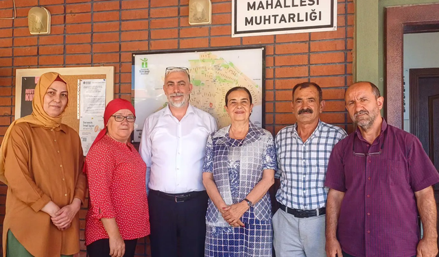 Jale Nur Süllü'den Muhtar Tıkız'a ziyaret