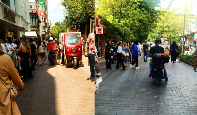 Eskişehir'de trafiğe kapalı alanlara giren motosiklet sürücüleri tepki topluyor