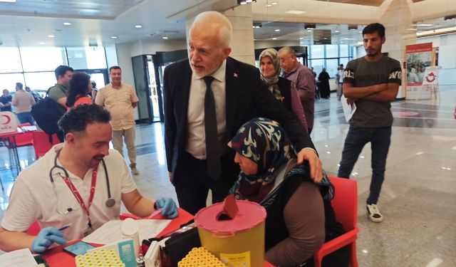 Eskişehir Şehir Hastanesi'nde kan bağışı kampanyası