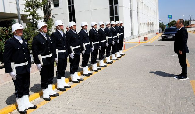 Eskişehir Emniyet Müdürü Tolga Yılmaz düzenlenen törenle görevine başladı