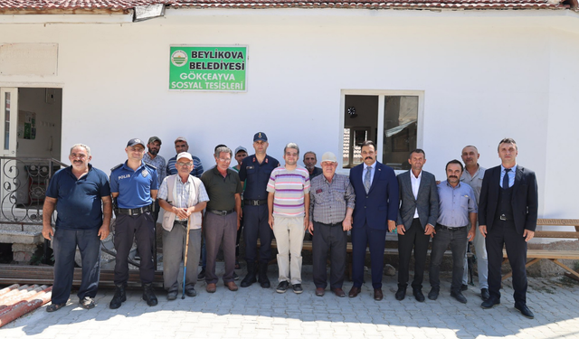 Kaymakam Bayrak Gökçeayva Mahallesi'ni ziyaret etti