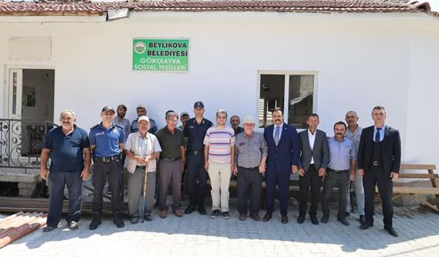 Beylikova Kaymakamından Gökçeayva Mahallesine ziyaret