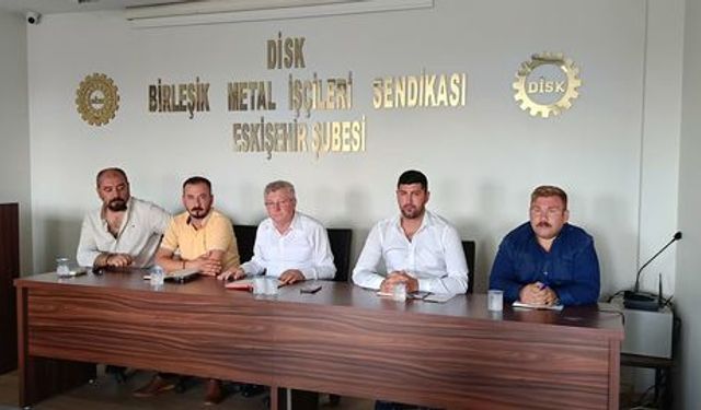 Birleşik Metal-İş Eskişehir Şubesi toplantı gerçekleştirdi