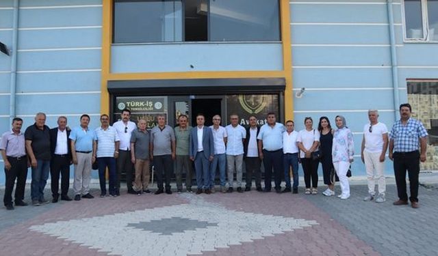 CHP Afyonkarahisar İl Başkanı Yol-iş Eskişehir temsilcileri ile bir araya geldi