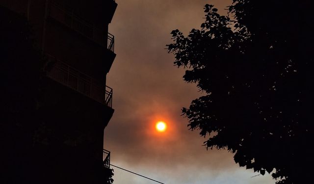 Eskişehir'de gökyüzü niye karardı? Eskişehir'den yeni görüntüler