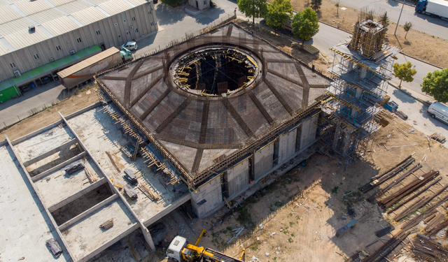 Eskişehir OSB'de yeni cami inşaatı devam ediyor