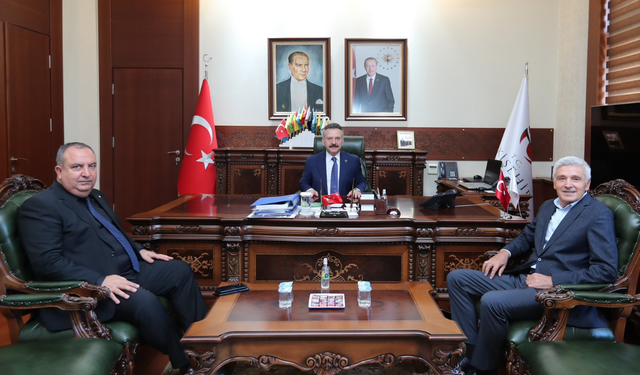 Eti Maden İşletmeleri yetkililerinden Vali Aksoy'a ziyaret