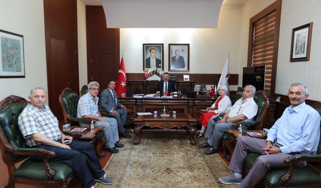 Çatıören Mahallesi Muhtarından Vali Aksoy'a ziyaret