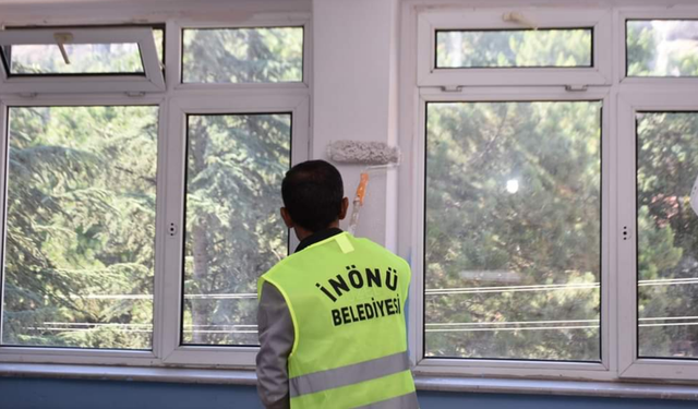 İnönü Belediyesi’nden okulları yenileme projesi