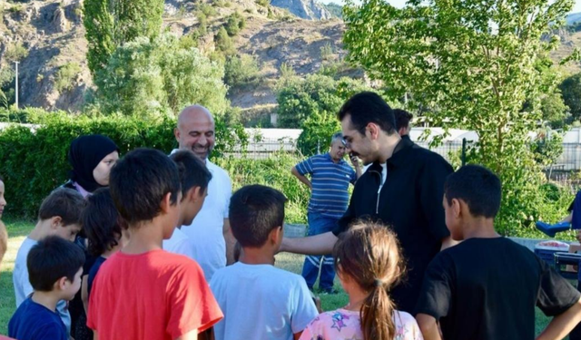 Kaymakam Çiçek Kur'an kursu öğrencileriyle buluştu