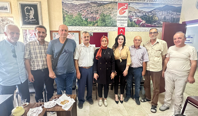 Kaymakam Kalkan'dan Eskişehir Gümüşhaneliler Derneği'ne ziyaret