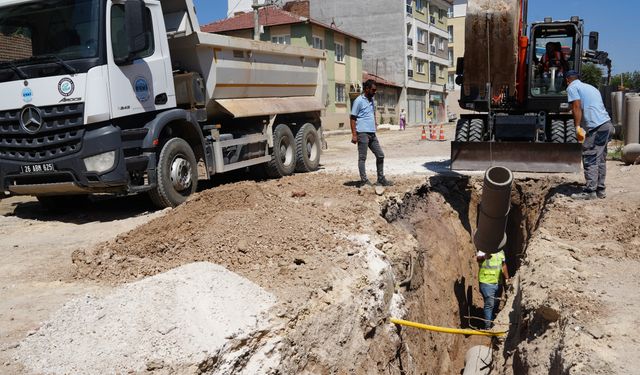 Büyükşehir Belediyesi tarafından altyapı çalışmaları devam ediyor