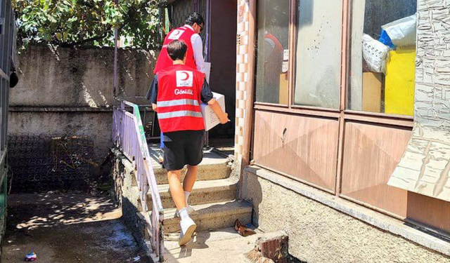 Türk Kızılay'dan Eskişehir'deki ihtiyaç sahiplerine yardım eli