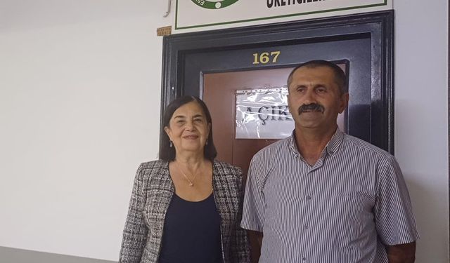 Vekil Süllü'den Yaş Sebze ve Meyve Üreticiler Birliği Başkanına ziyaret