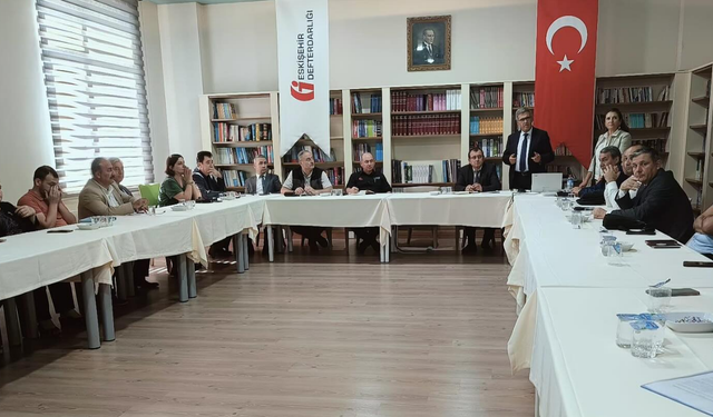 Eskişehir'de afet müdahale planı kapsamında toplantı yapıldı