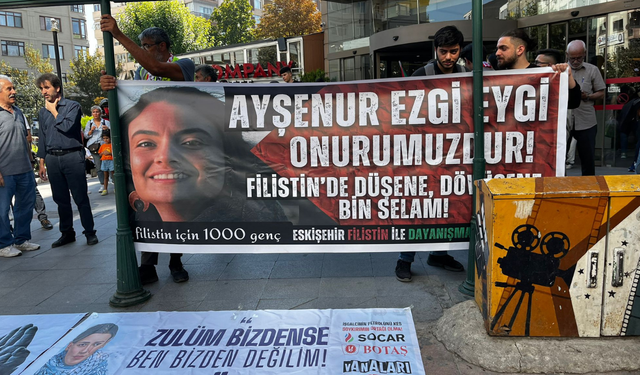 Eskişehir Filistin ile Dayanışma Platformu'ndan Kuban Kural'a destek: "Arkadaşımızın yanındayız"