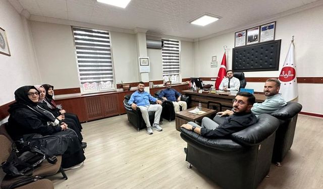 Eskişehir İl Müftülüğü Gençlik Koordinatörleri'nden müftü ziyareti