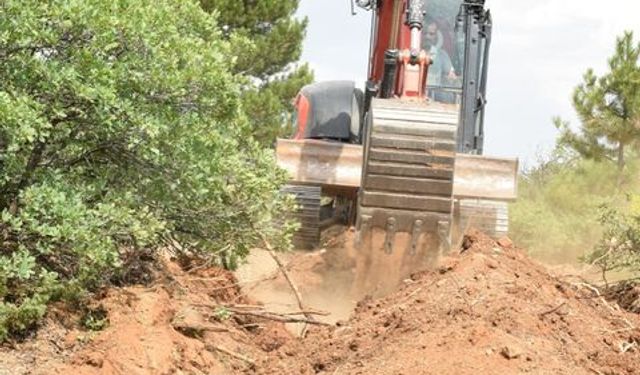 Eskişehir'de fidanlar toprakla buluştu