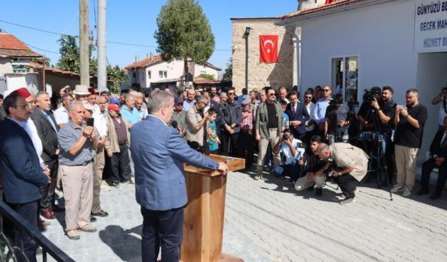 Gecek Köy Konağı açılışı yapıldı