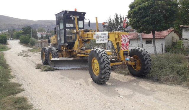 İnönü'de altyapı çalışmaları hız kesmeden devam ediyor