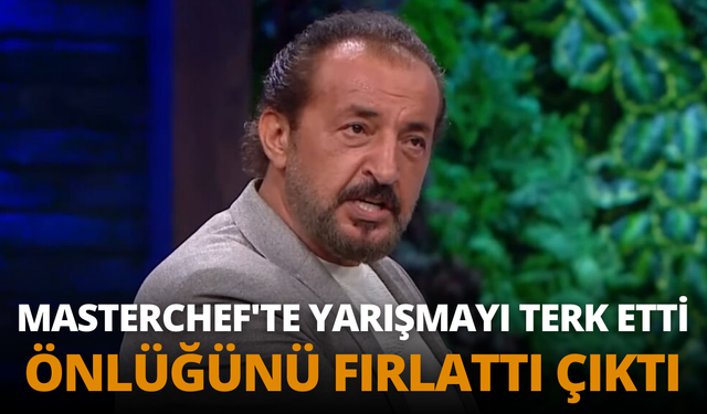 MasterChef'te yarışmayı terk etti: Önlüğünü fırlattı çıktı