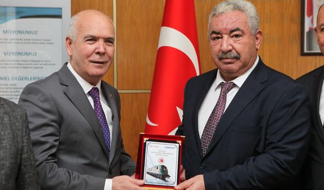 MHP İl Başkanından TÜRASAŞ'a ziyaret