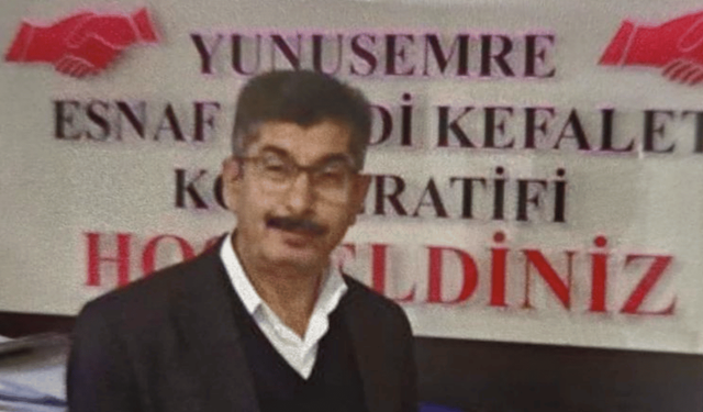 Yunusemre Esnaf Kefalet Kooperatifi yönetim kurulu üyesinden acı haber