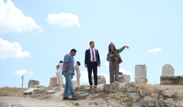 Sivrihisar Pessinus Antik Kenti'nde çalışmalar başladı