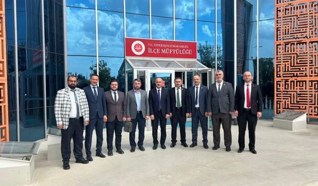 Tepebaşı İlçe Müftüsüne hayırlı olsun ziyaretleri devam ediyor