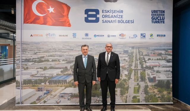 Anadolu Üniversitesi Rektörü Şenocak'tan Eskişehir OSB'ye ziyaret