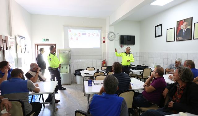 Odunpazarı'nda şoförler için güvenli sürüş eğitimi