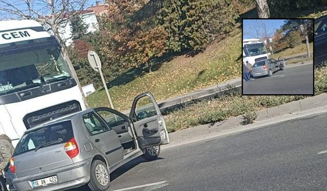 Eskişehir Çevreyolu'nda yine kaza! Tır ile otomobil çarpıştı