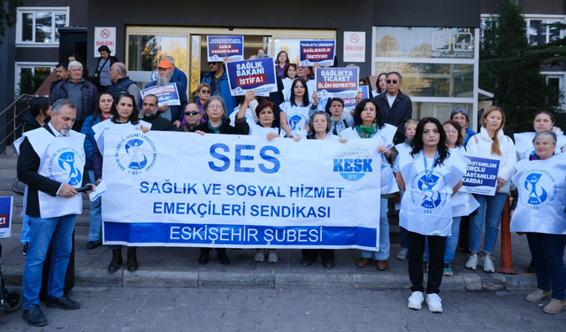 Sağlık emekçileri Eskişehir’den ses yükseltti: “Özel hastaneleri kamulaştırın”