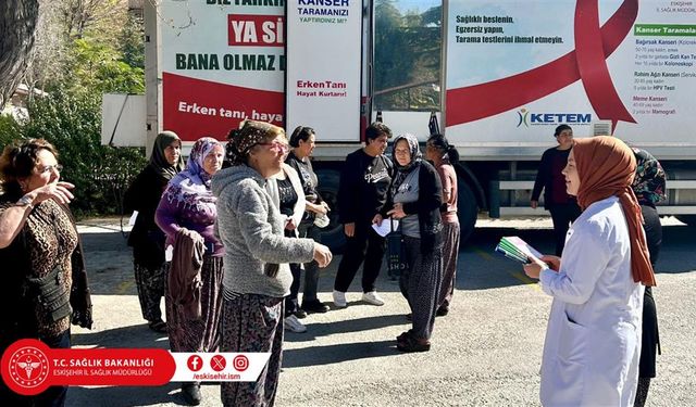 Eskişehir'de Mobil KETEM aracı hizmet vermeye başladı